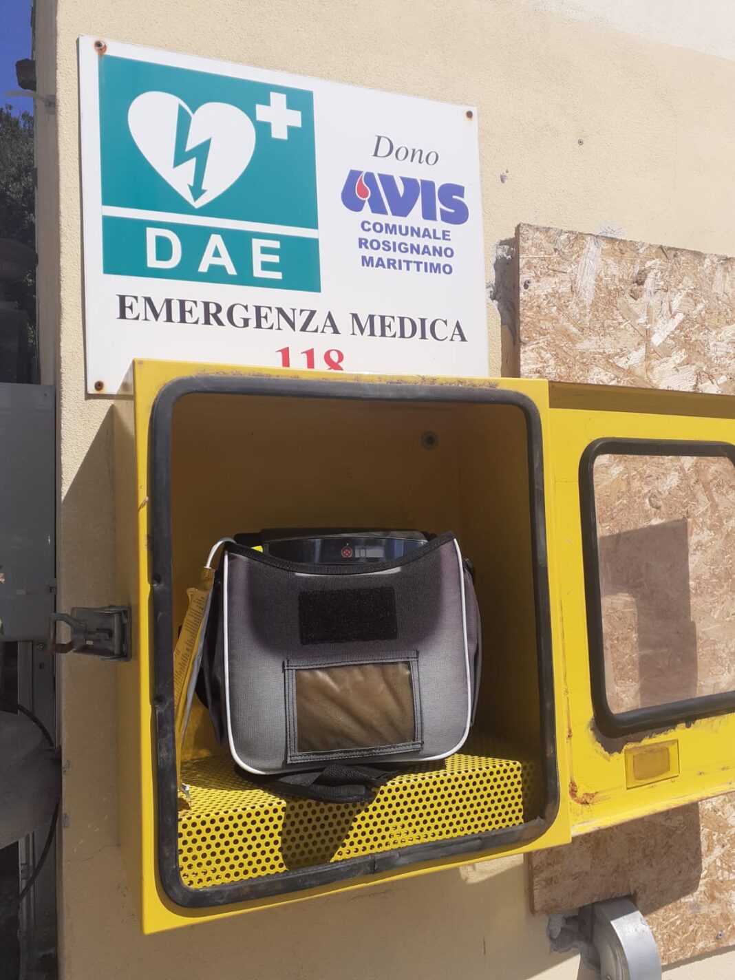 La rete dei defibrillatori a Rosignano