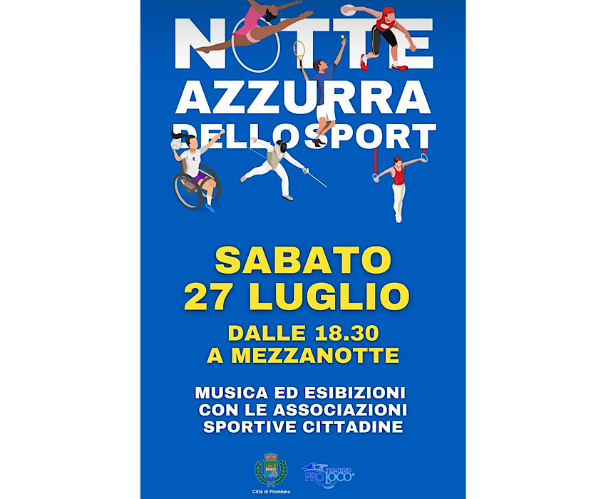 notte azzurra dello sport